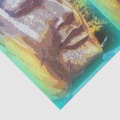 Buddha ist grün seidenpapier (Ausschnitt)