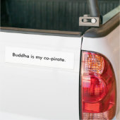 Buddha ist mein co-pirate. autoaufkleber (Auf Lkw)
