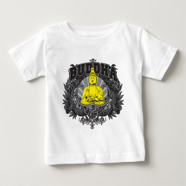 Buddha ist mein eigener Junge Baby T-shirt (Vorderseite)