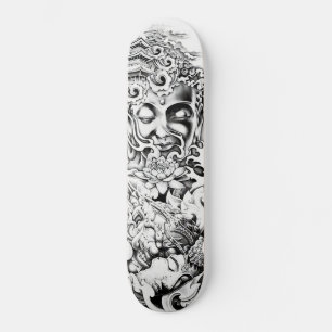 Buddha Japanischer Demon Lotus Palace Wave Skatebo Skateboard