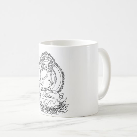 Buddha Kaffeetasse (VorderseiteRechts)