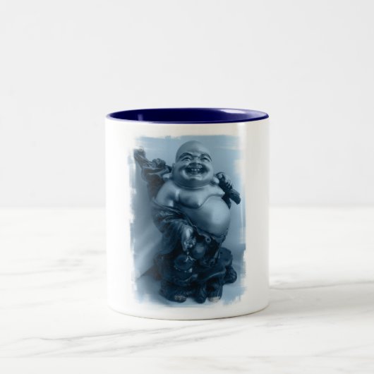 Buddha-Kaffeetasse Zweifarbige Tasse (Mittel)
