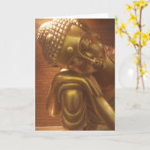 Buddha Karte (Gelbe Blume)