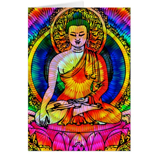 Buddha-Karte (Vorne)