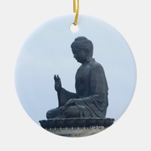 Buddha Keramikornament (Vorne)