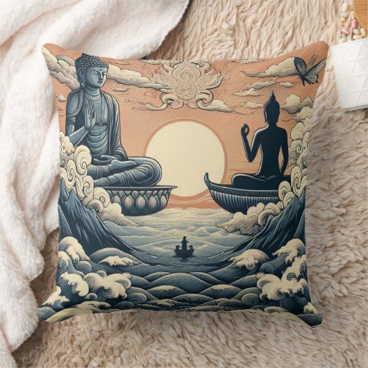 Buddha Kissen (Decke)