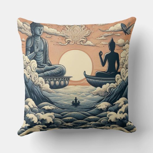 Buddha Kissen (Rückseite)