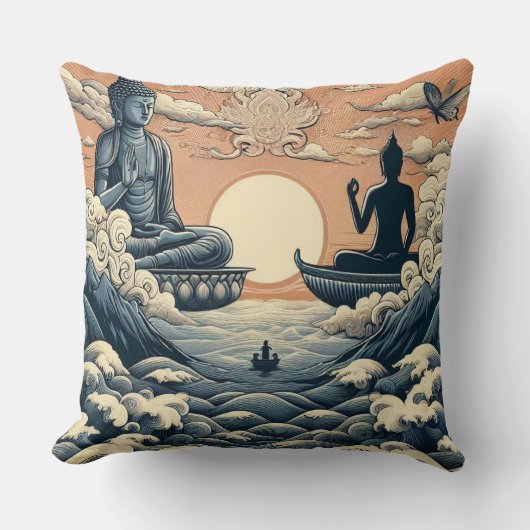 Buddha Kissen (Vorderseite)