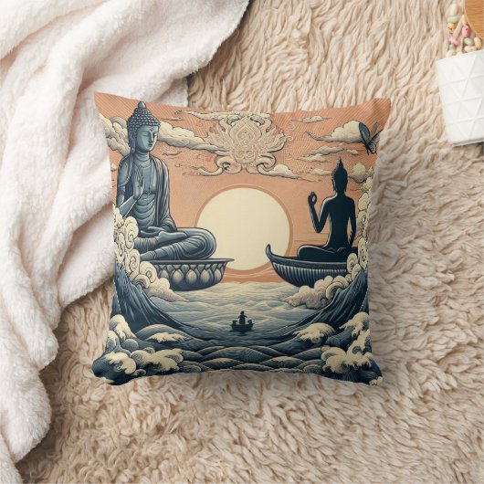 Buddha Kissen (Decke)