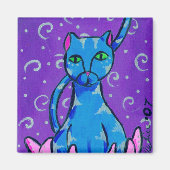 Buddha Kitty Magnet (Vorne)