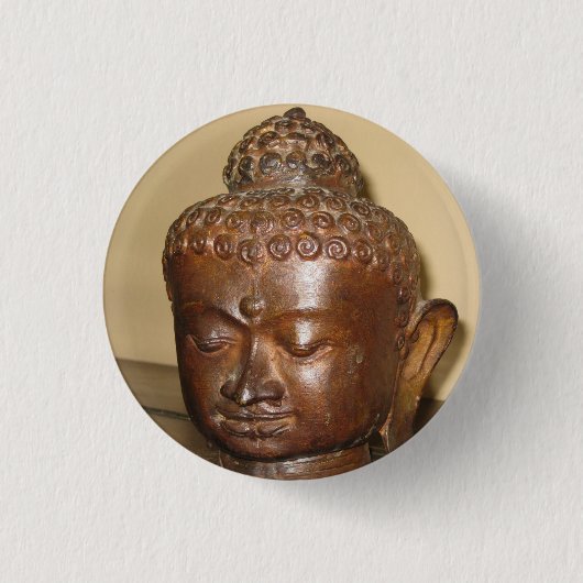 "Buddha-Knopf! " Button (Vorderseite)