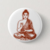 Buddha-Knopf Button (Vorderseite)