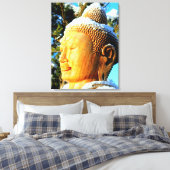Buddha Kopf gewickelt Leinwand (Insitu (Schlafzimmer))