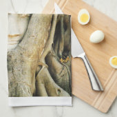 Buddha Kopf in der Feigenbaum .. Ayutthaya, Thaila Geschirrtuch (Viertel Falte)