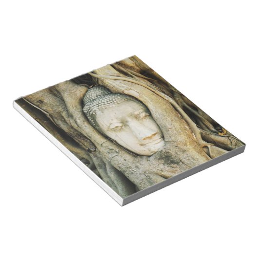 Buddha Kopf in der Feigenbaum .. Ayutthaya, Thaila Notizblock (angewinkelt)