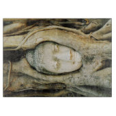 Buddha Kopf in der Feigenbaum .. Ayutthaya, Thaila Schneidebrett (Vorderseite)