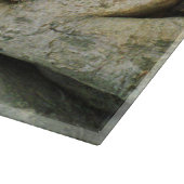 Buddha Kopf in der Feigenbaum .. Ayutthaya, Thaila Schneidebrett (Ecke)