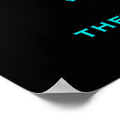 Buddha-Kopf mit inspirierendem Kindheitssatz Poster (Ecke)