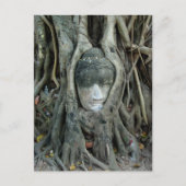 Buddha-Kopf Postkarte (Vorderseite)