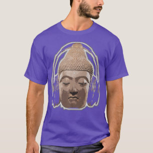 Buddha Kopfhörer Buddhistischer Mönch DJ Geschenk T-Shirt