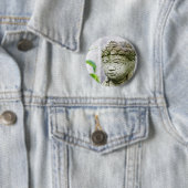 Buddha-Kopfstatue Button (Beispiel)