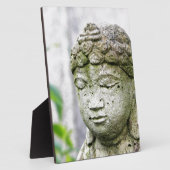 Buddha-Kopfstatue Fotoplatte (Seite)