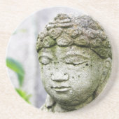 Buddha-Kopfstatue Getränkeuntersetzer (Vorne)