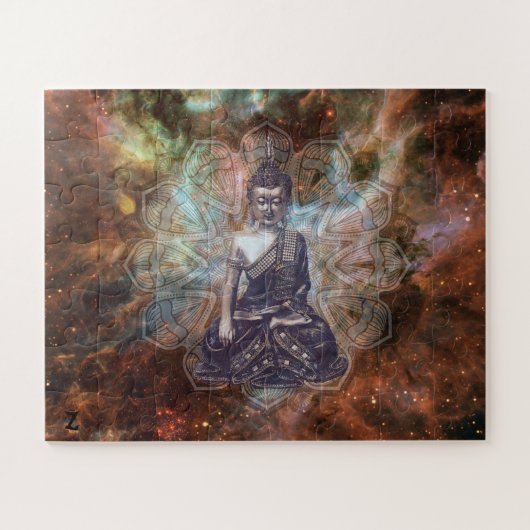 Buddha Kosmische Meditation Puzzle (Horizontal)