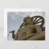 Buddha-Kreis Postkarte (Vorne/Hinten)