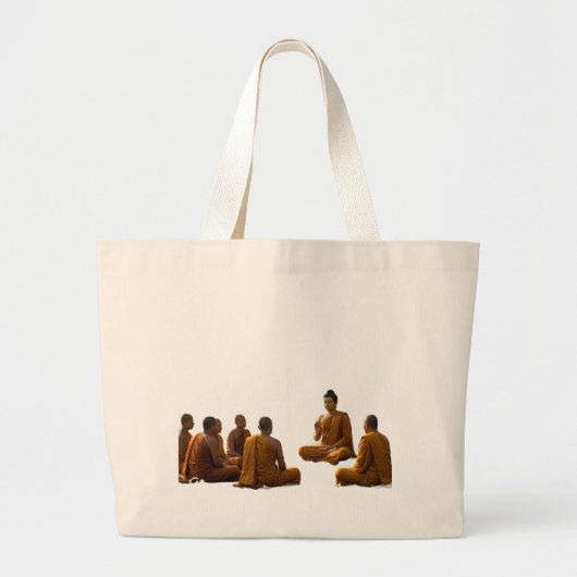 Buddha-Kunst religiöse Tragetasche - Friedliche Zu (Vorne)