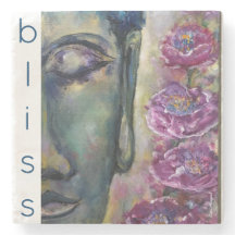 Buddha-Kunstbliss-Stein-Untersetzer