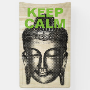 Buddha Lächeln II - halb schwarz + Ihre Ideen Banner