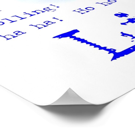 Buddha lachen (1) Poster (Ecke)