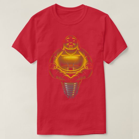 Buddha Lamp T-Shirt (Design vorne)