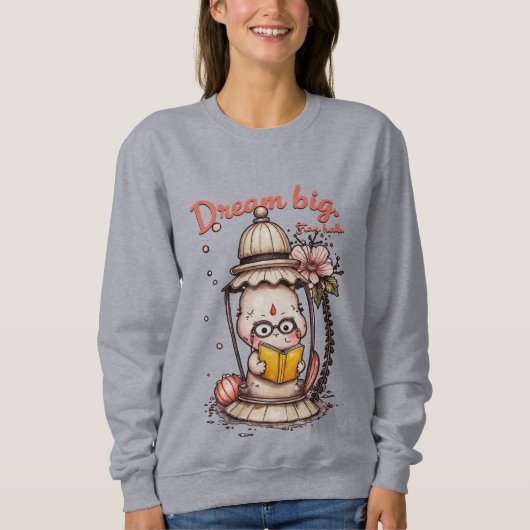 Buddha Lantern Design Sweatshirt (Vorderseite)