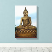 Buddha-Leinwand-Druck Leinwanddruck (Insitu (Holzboden))