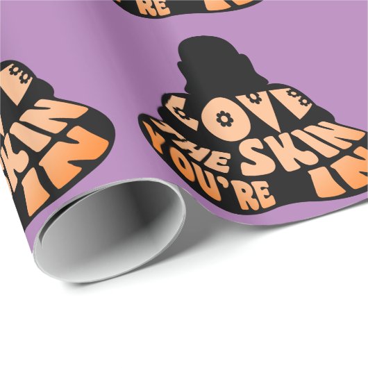 Buddha-Liebe Geschenkpapier (Rolleneckpunkt)