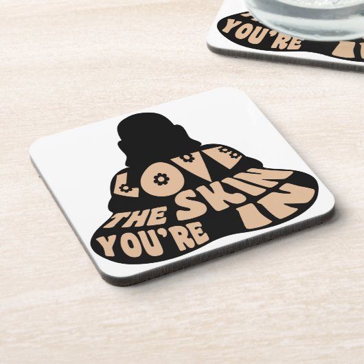 Buddha-Liebe Getränkeuntersetzer (Linke Seite)