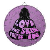 Buddha-Liebe Lila Dartscheibe (vorne)