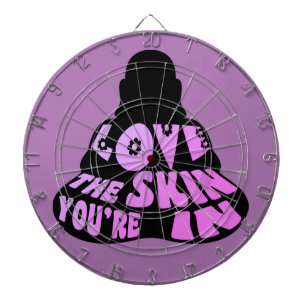 Buddha-Liebe Lila Dartscheibe