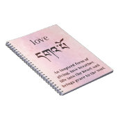 Buddha-Liebe Notizblock (Rechte Seite)