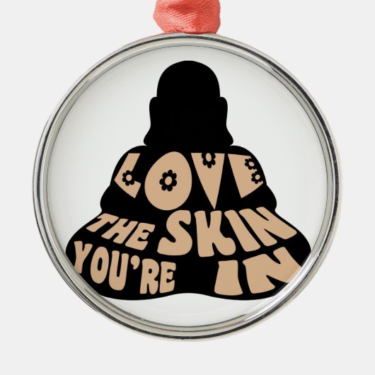 Buddha-Liebe Ornament Aus Metall (Vorne)