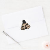 Buddha-Liebe Runder Aufkleber (Umschlag)