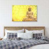 buddha light (yellow) leinwanddruck (Insitu (Schlafzimmer))
