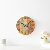 Buddha Live for Today Inspiration Zitat Runde Wanduhr (Zuhause)