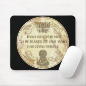 Buddha Live klug Mousepad (Mit Mouse)
