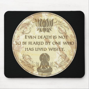 Buddha Live klug Mousepad
