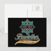 Buddha Live the Dharma Postkarte (Vorne/Hinten)