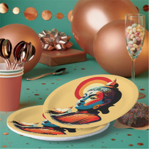Buddha Lord Retro Pop Pappteller