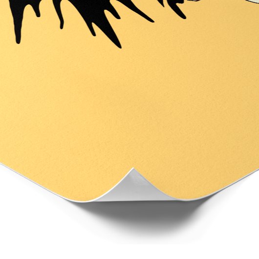 Buddha Lord Retro Pop Poster (Ecke)